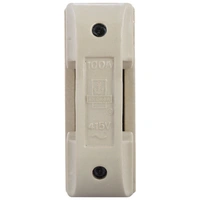 Anchor 9333 Porcelain Fuse Unit Pilot, 100 Amp, 415 V, Ivory - 100A, Ivory, NA